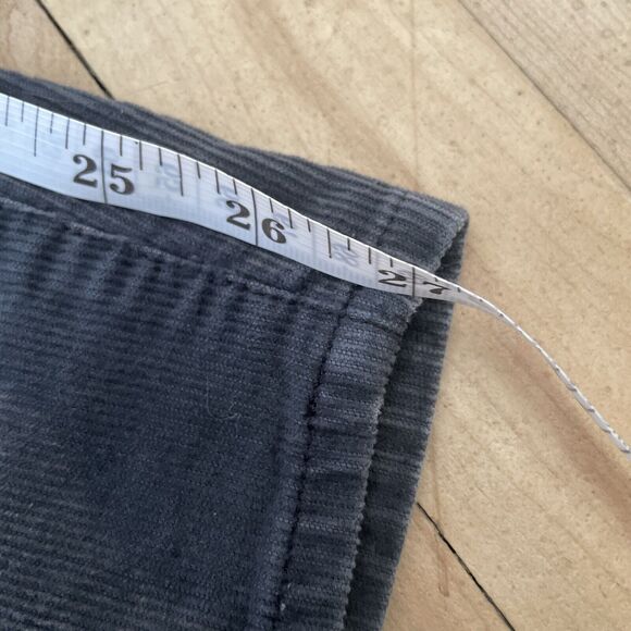 J.Crew Toothpick Gray Corduroy Pants‎ Size 28 Inseam 27” Mid Rise - Picture 7 of 7